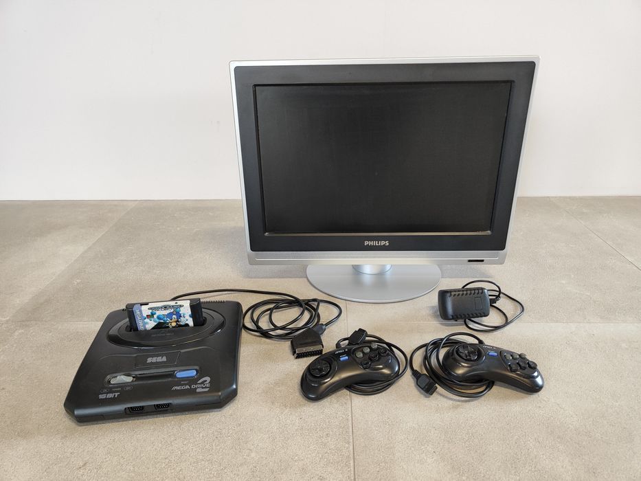 Sega Megadrive 2 и все игры - ретро игровая приставка с телевизором