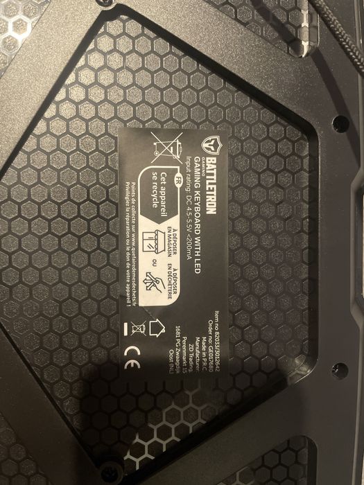 Battletron Klawiatura gamingowa