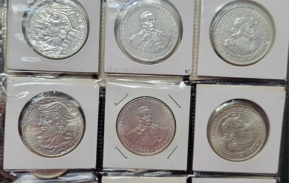 Várias moedas Prata. Venda ou troca.

Não vale a pena abordagens para