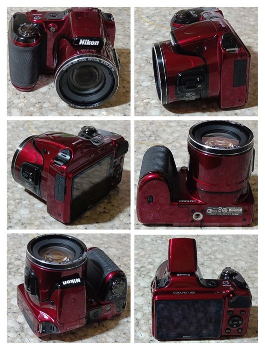 Nikon Coolpix  L820 Red.  Super Stan.