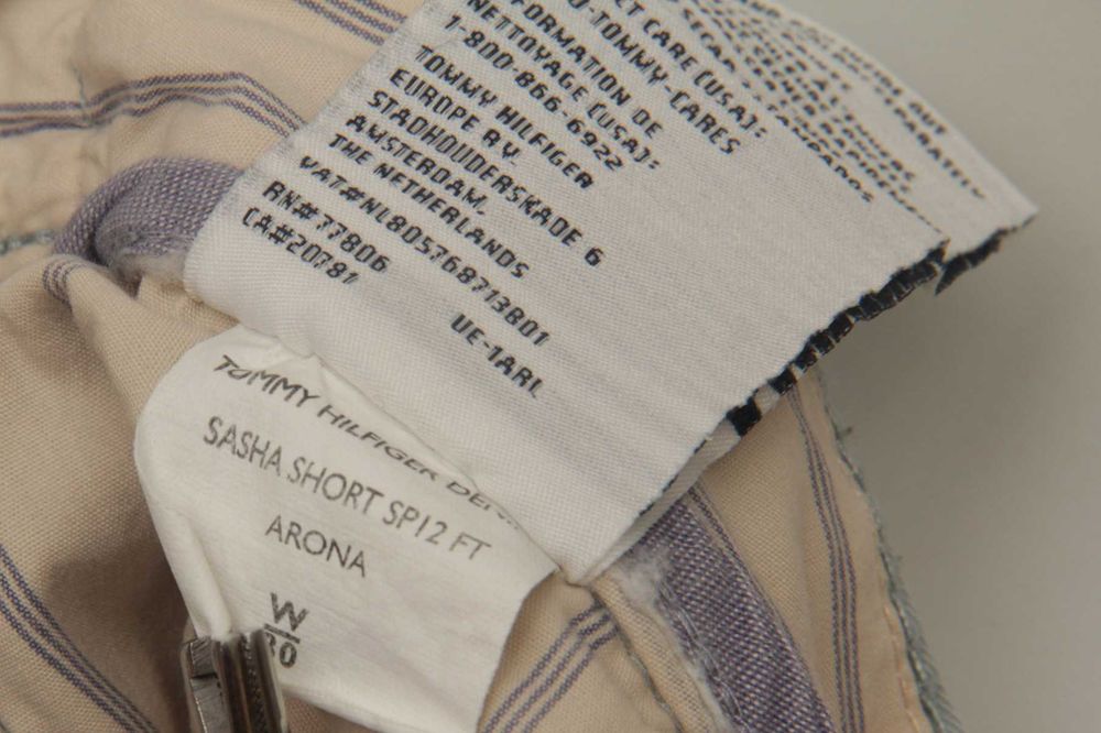 Tommy Hilfiger рр 30 Sasha shorts шорты из хлопка