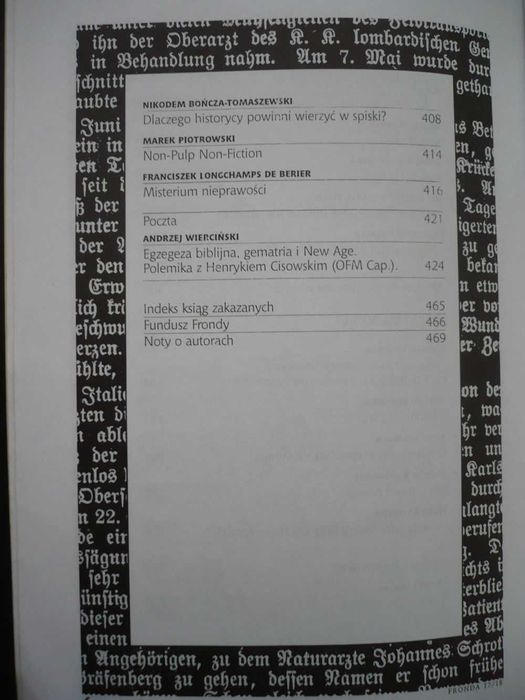 Sprzedam FRONDA NR 17/18