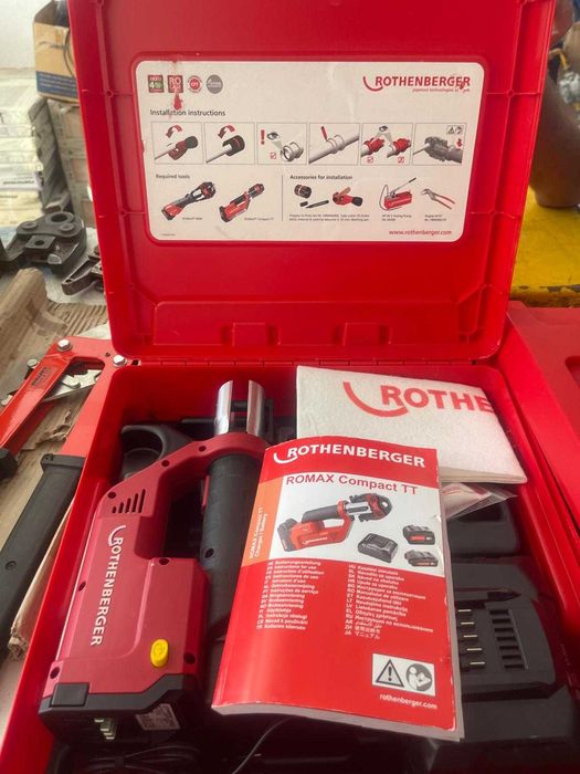 [NOVA A ESTREAR] Máquina de Prensar Rothenberger ROMAX Compact TT 18V