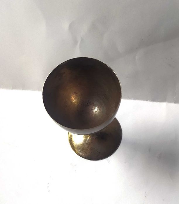 Stary posrebrzany Kielich