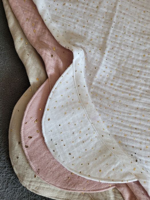 Chustka muslinowa brudny róż