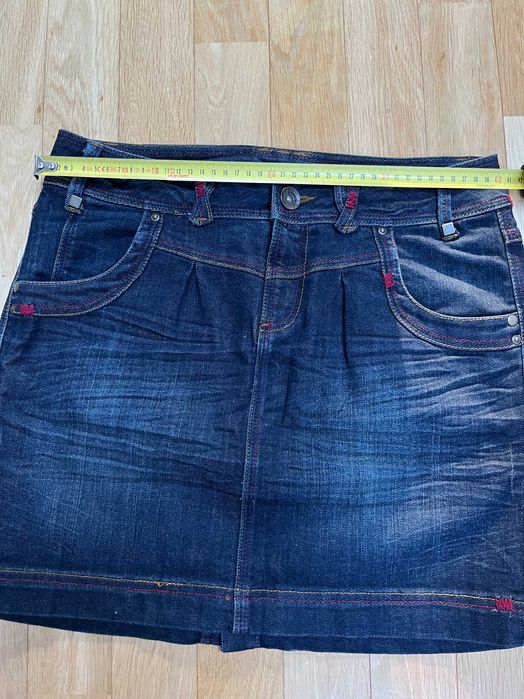 Mini spódniczka jeansowa Promod M