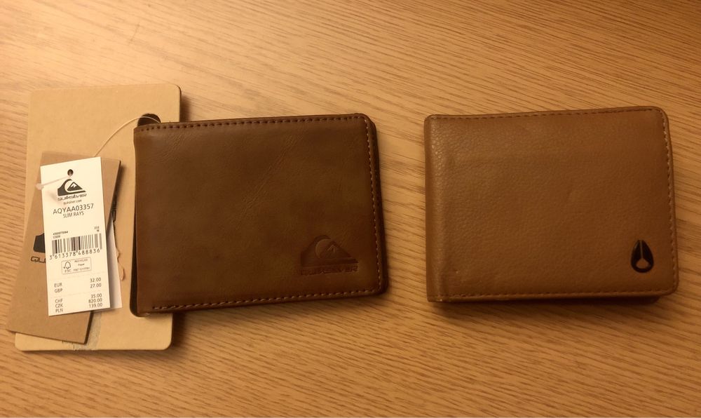 Carteiras Quiksilver/Nixon Nova/Usada