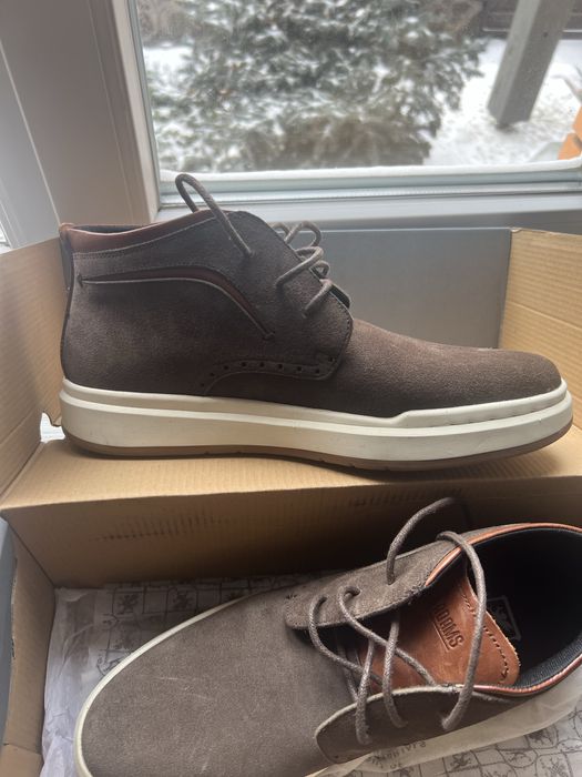 Ботинки 43  кожаные