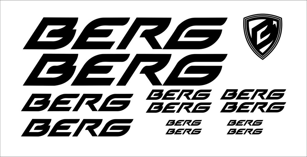 Berg autocolantes bike