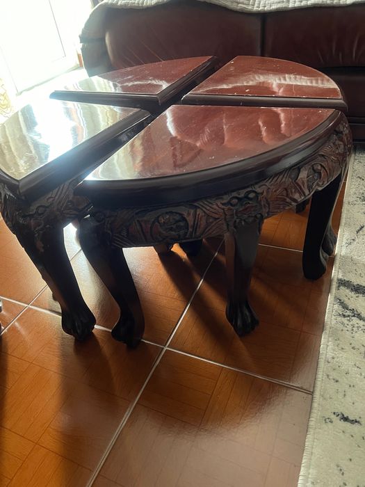 Móvel e mesa de sala, móvel de tv, móvel de entrada e mesa de centro