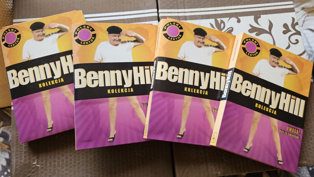Kolekcja Benny hill dużo płyt około 40 szt