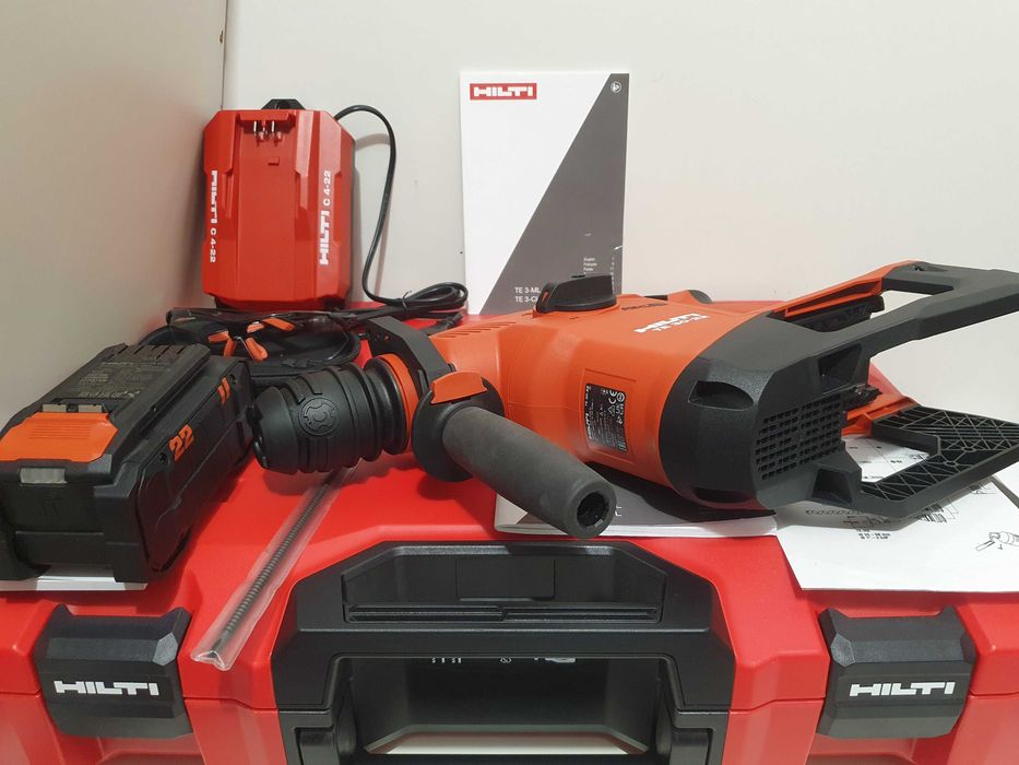 Komplet narzedzi HILTI TE 30-22 NURON młot+wykrywacz BOSCH GMS 120 bti