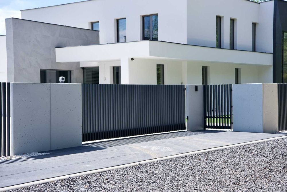 Ogrodzenie grzebieniowe PREMIUM nowoczesne profile palisada pionowa