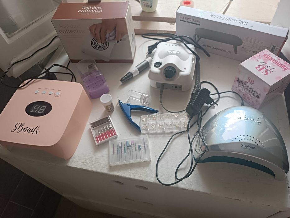 Equipamentos de unha em gel
