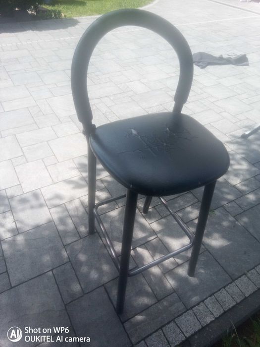 Krzesełko krzesło wysokie gitarowe klawiszowe barowe