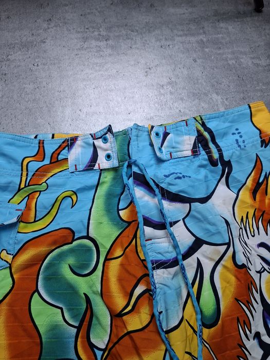 Ed Hardy Szorty Kąpielowe / Boardshorts Tiger Blue