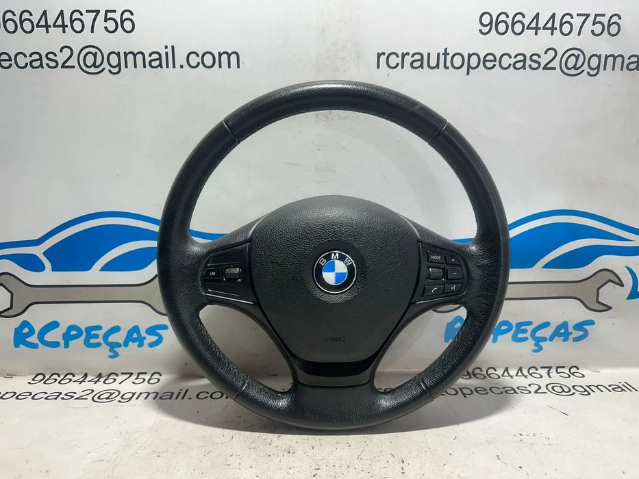 Volante Multifunções Comandos Original BMW Serie 1 3 Pele 62558001F