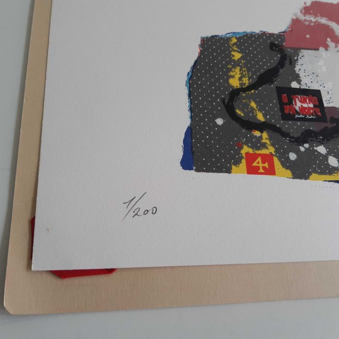 Serigrafia 1/200 A4 Rico Sequeira O Turno da Noite TVI