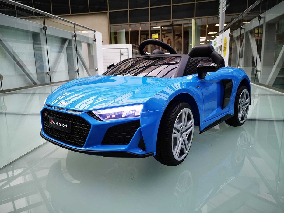 Niebieskie AUDI R8 SPORT dla dzieci autko na akumulator NOWE!