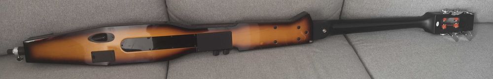 Stagg Electric Double Bass, Honey, 3/4.