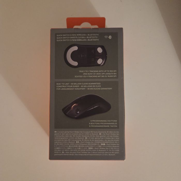 Steelseries Rival 3 Wireless Gen 2 Czarny [na prezent]