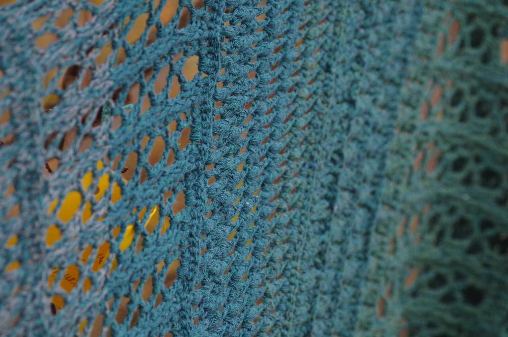 Chusta na szydełku Handmade