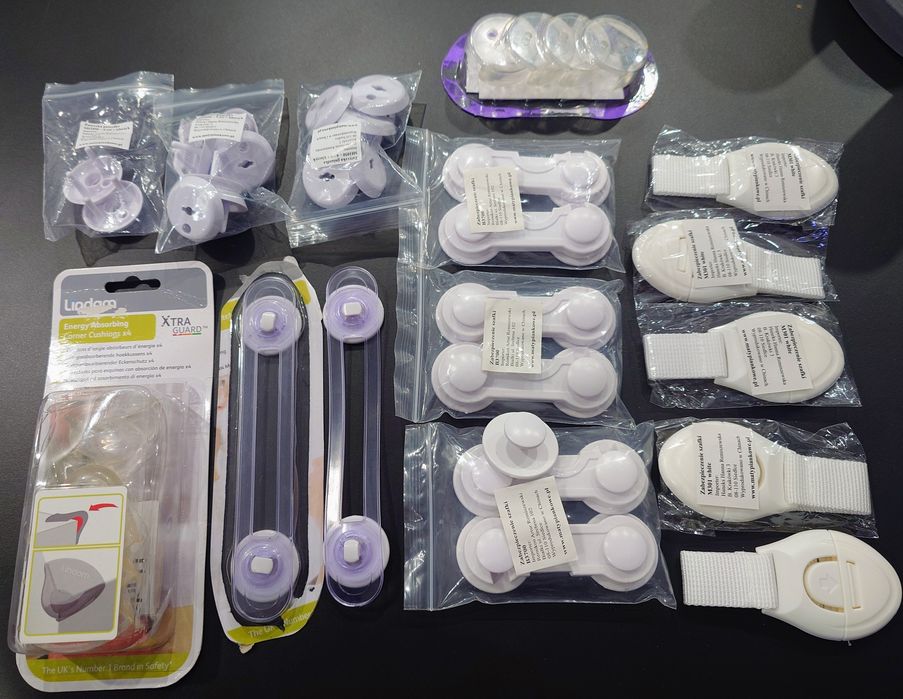 Zabezpieczenie szafki narożnika gniazdka prąd różne rodzaje zatyczka