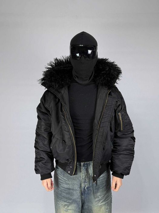 NO FAITH STUDIOS NFS Аляска куртка бомбер капюшон хутро курточка