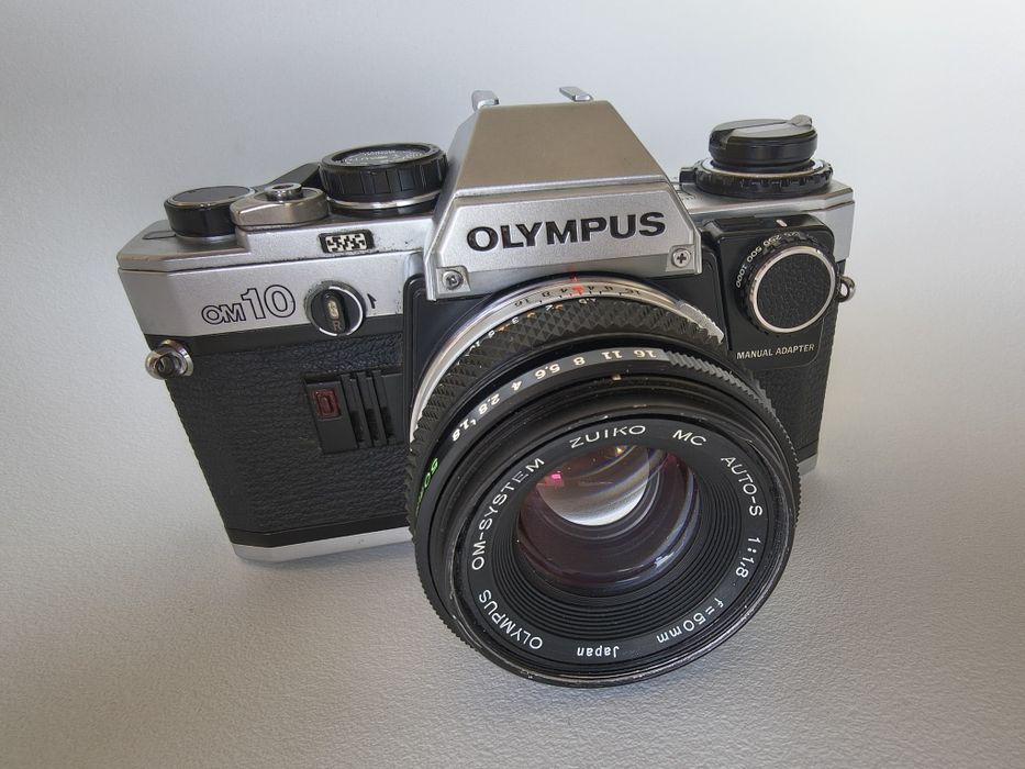 Olympus OM10 + Zuiko 50mm f1.8 funcionais