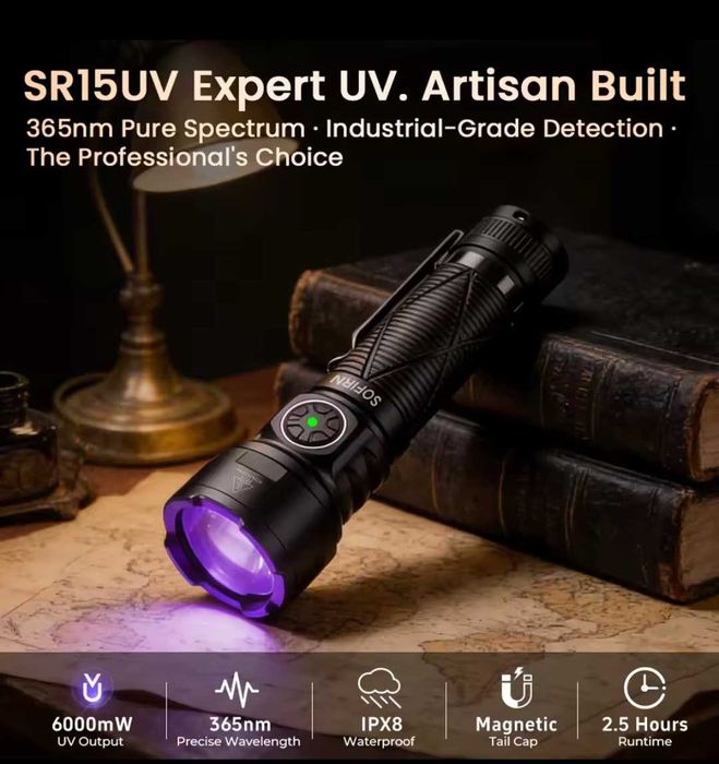 Фонарик Sofirn ST1, ST10, SK40, HS41, SR15 UV, SC13  HS22