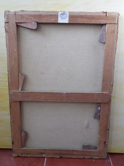 Pintura antiga a óleo