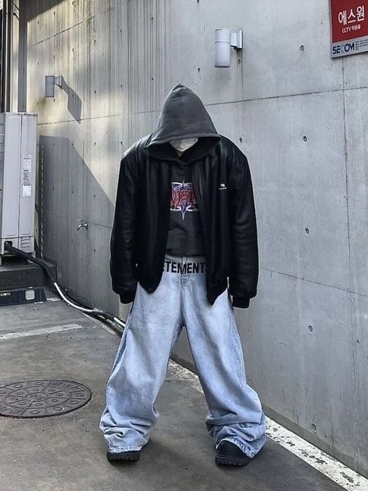 Акція!  Джинси Vetements | Широкі блакитні штани | Baggy Ветеменс