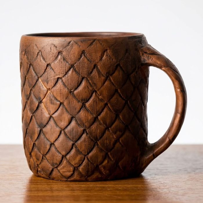 Чашка кераміка шкіра дракона