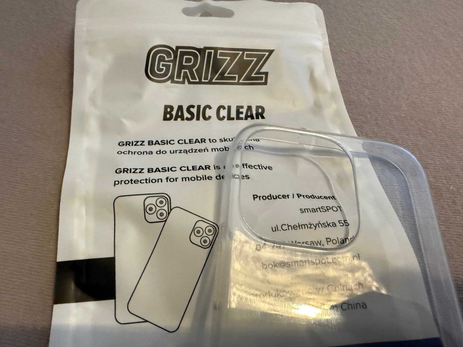 iPhone 16 PRO etui basic plecki silikonowe miękkie przezroczyste nowe