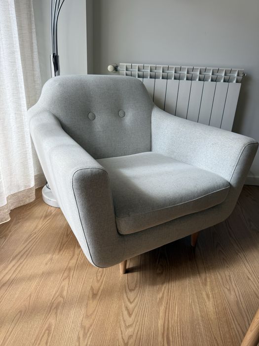 Poltrona Ikea Cinza Claro