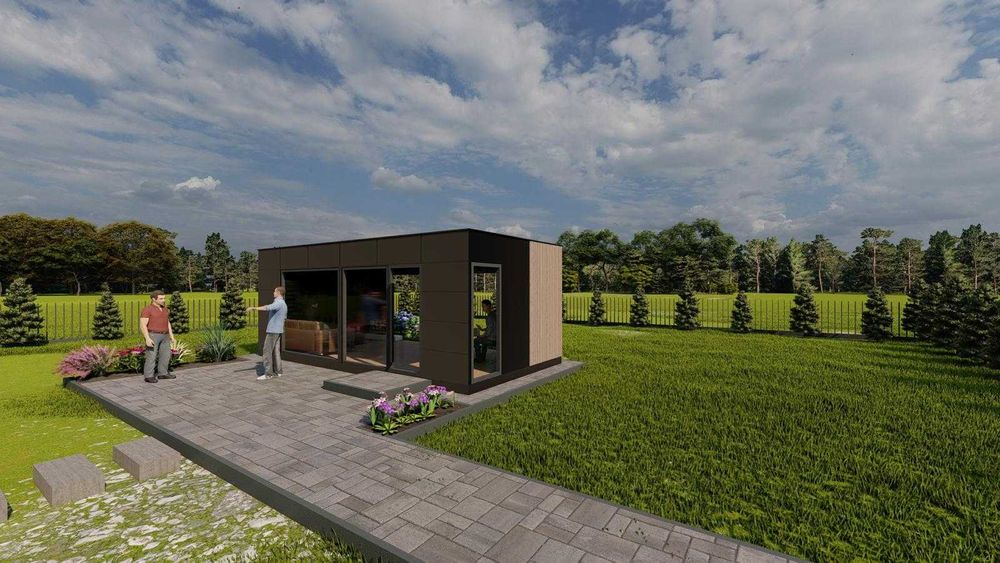 Dom Domek modułowy mobilny BEZ POZWOLENIA zezwolenia zgłoszenia Altana