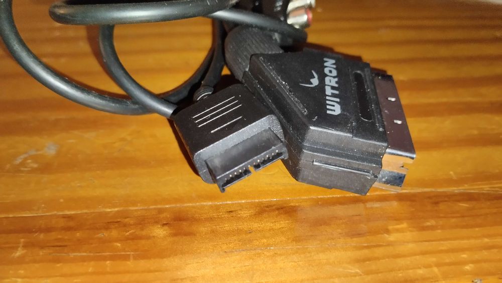 Cabo Scart + RCA para PS1, PS2 e PS3 Seminovo