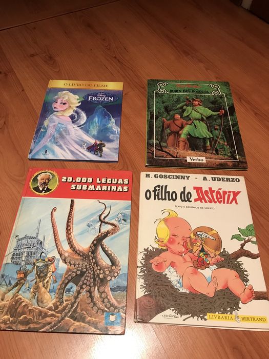 Livros infantis disney /asterix e enciclopedia