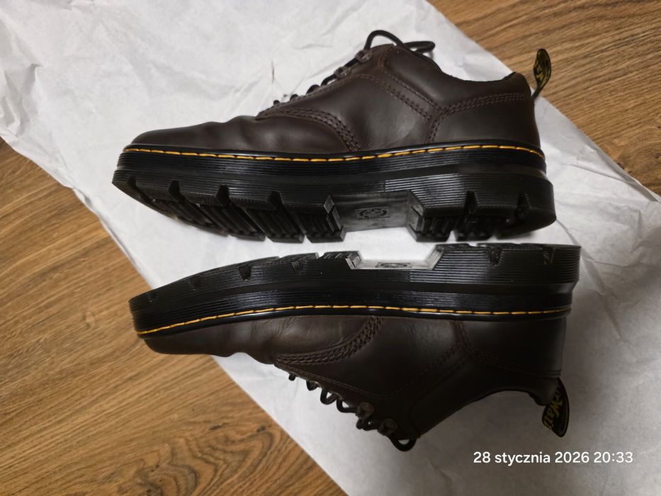 Dr. Martens Reeder – Dark Brown, skóra Crazy Horse, r. 43
