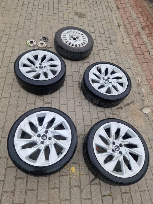 Koła 4x108 19+dystanse i śruby(citroen peugeot ds)