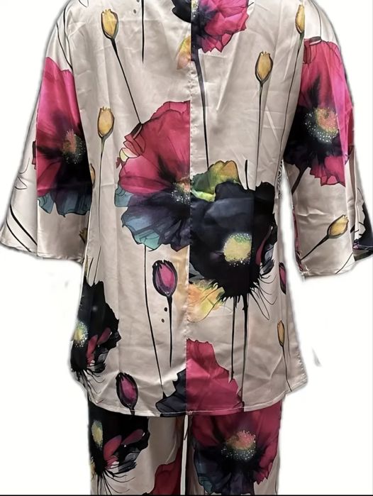 Komplet satynowy nowy