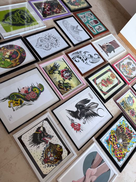Para despachar - Molduras para decoração Studio de tatuagem