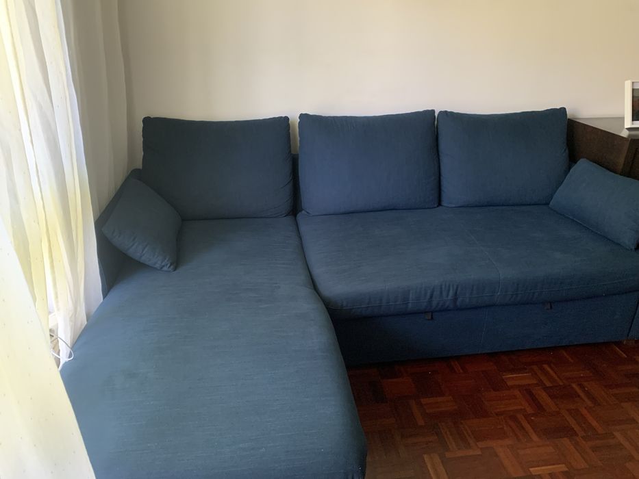 Sofa cama com chaise longue (oportunidade)