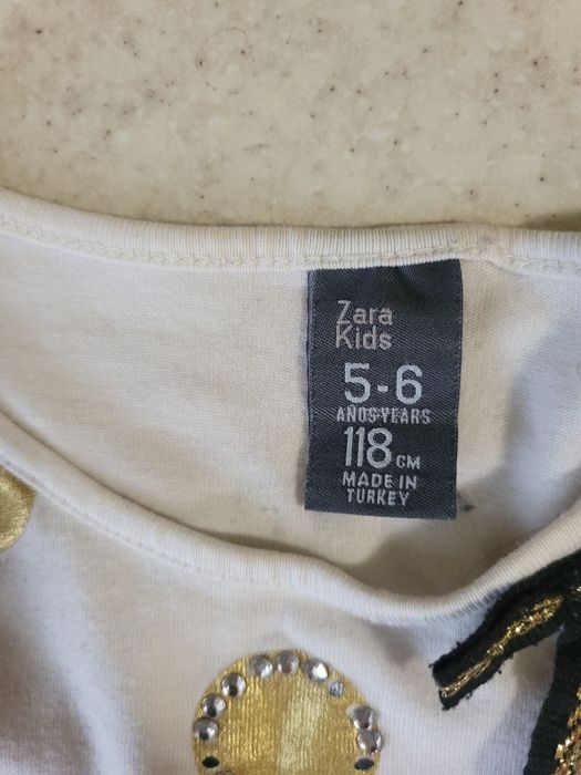 Кофта реглан Zara для дівчинки на 5-6 років розмір 118