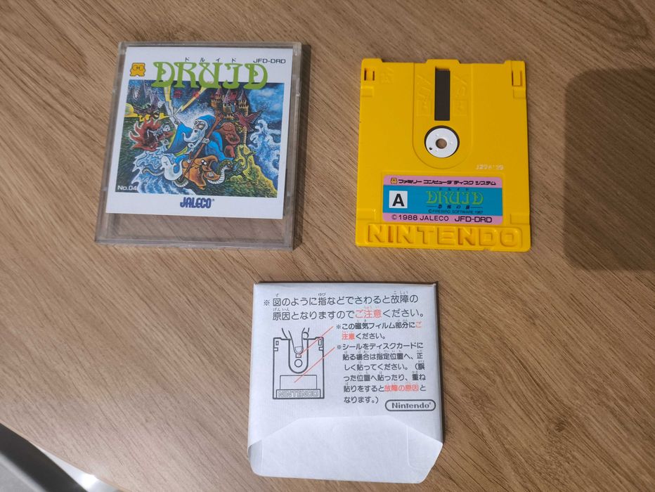 Druid Famicom Disk System Nes Pegasus