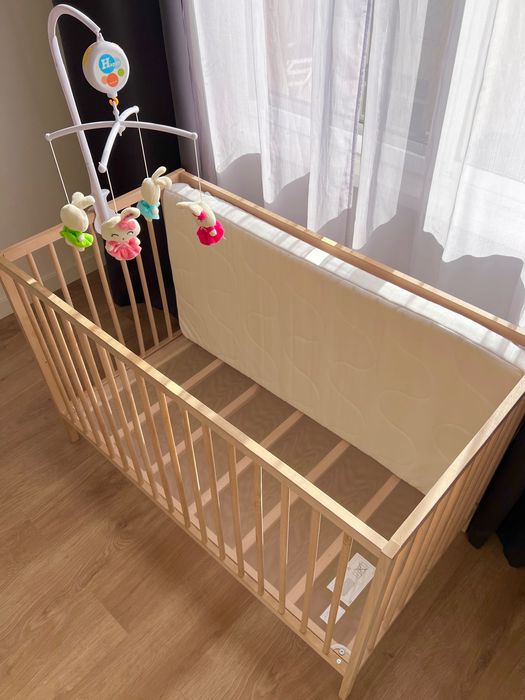 Berço Ikea + Colchão + Kit