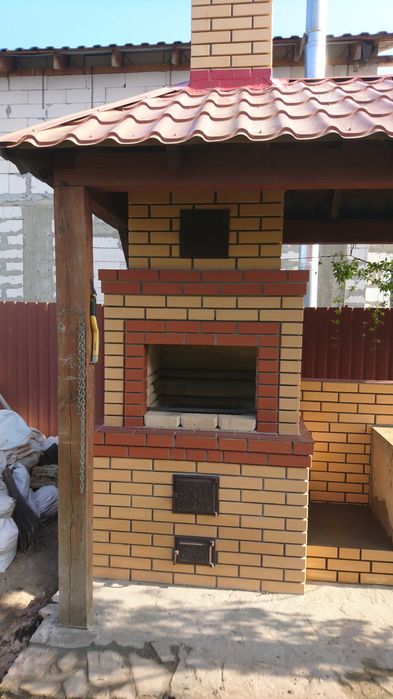 Барбекю,Мангали.Печи под казан.кладка.