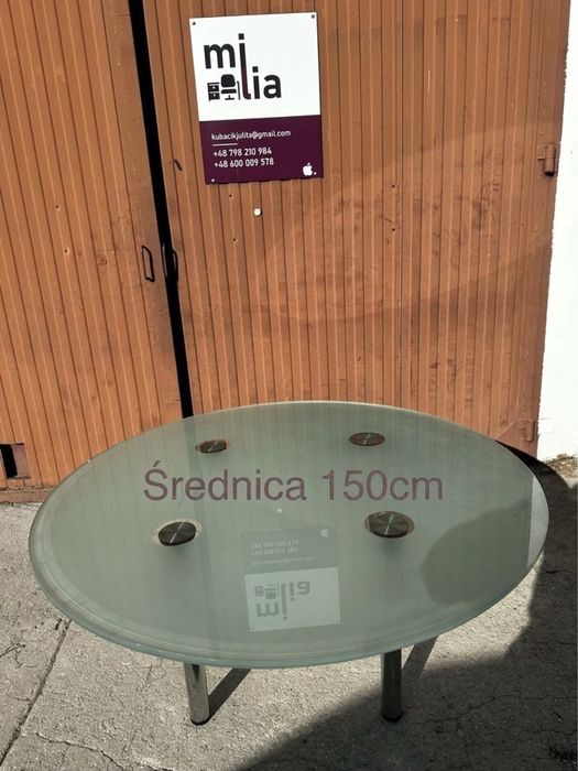 Stół szklany Nomos