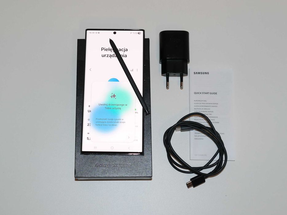 Samsung S22 Ultra 12/256GB, Czarny, Idealny, Gratisy