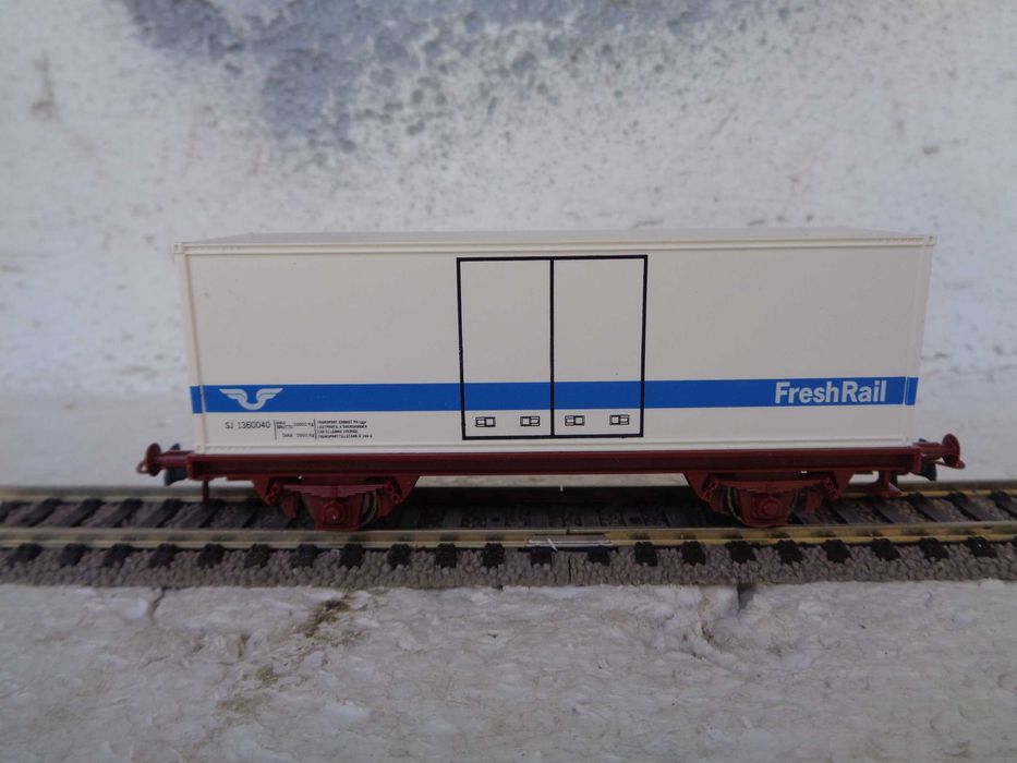 1:87 ROCO Vagão porta contentor FreshRail comboio refª 47247